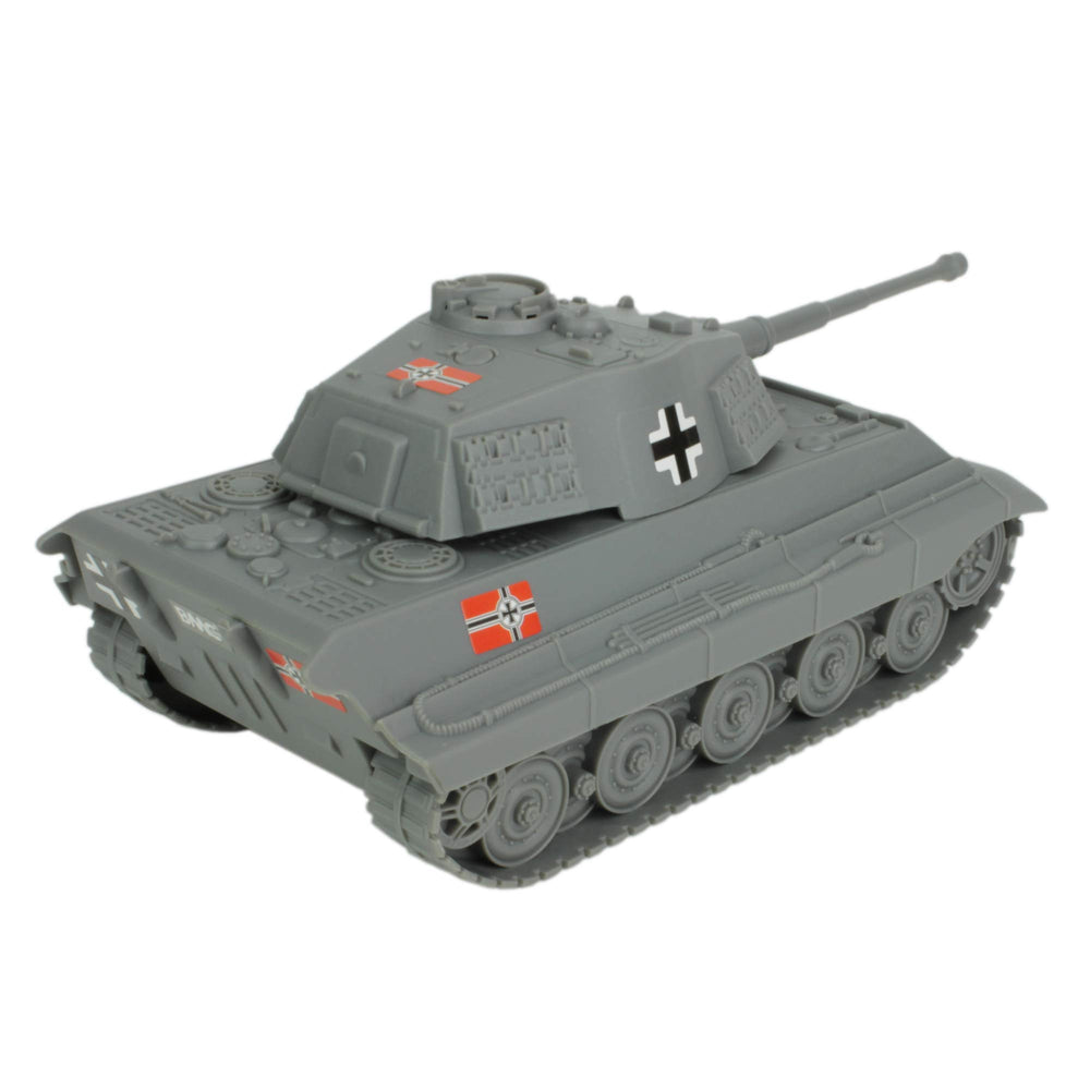BMC Toys King Tiger side profile highlighting rugged armored look for display.