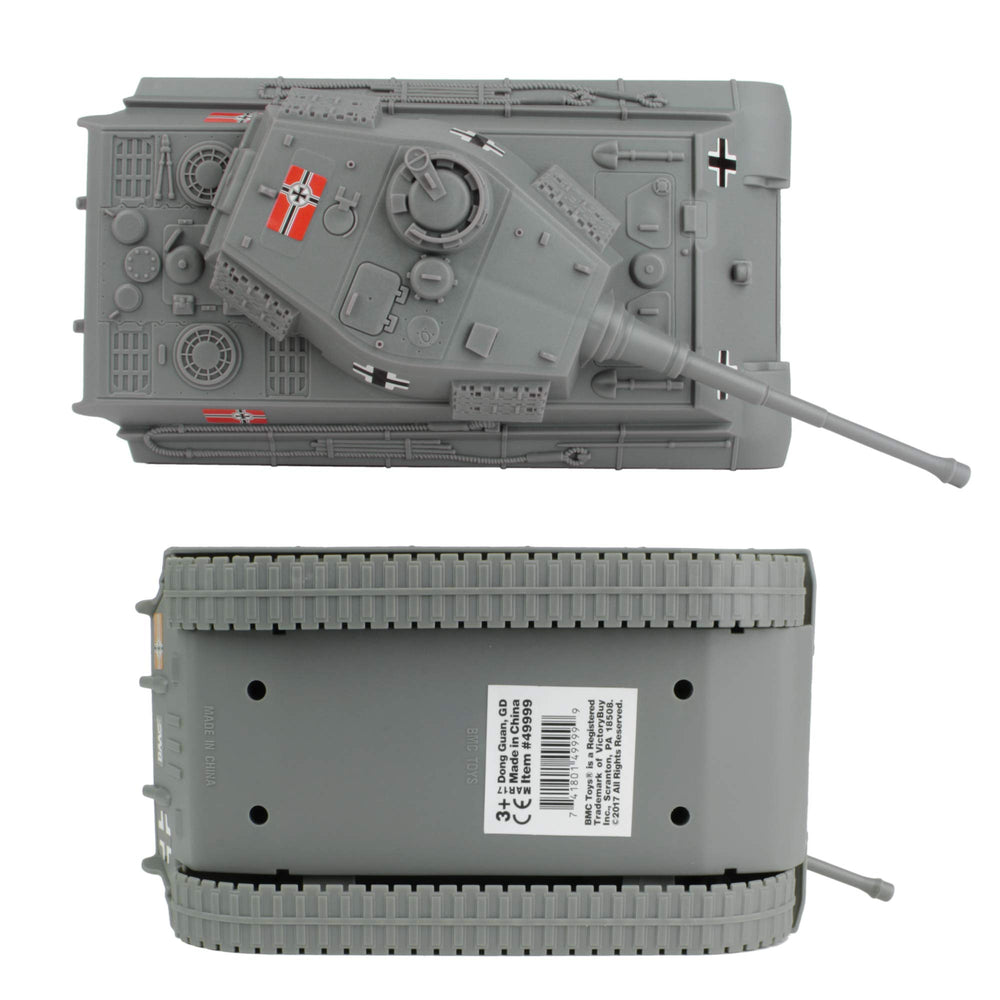 BMC Toys King Tiger top-down view offers authentic scale perspective.