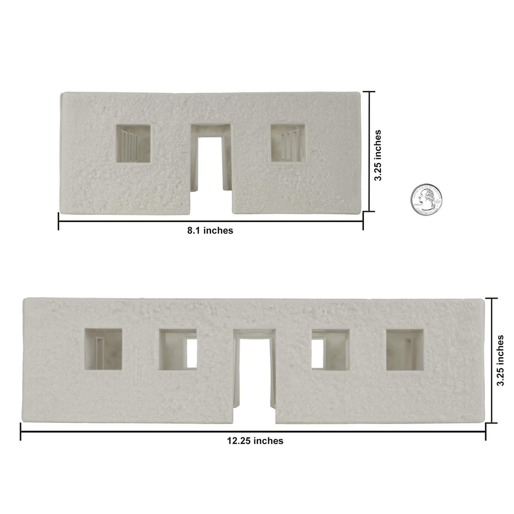 BMC Toys ruined wall segment for modular terrain and dramatic play.