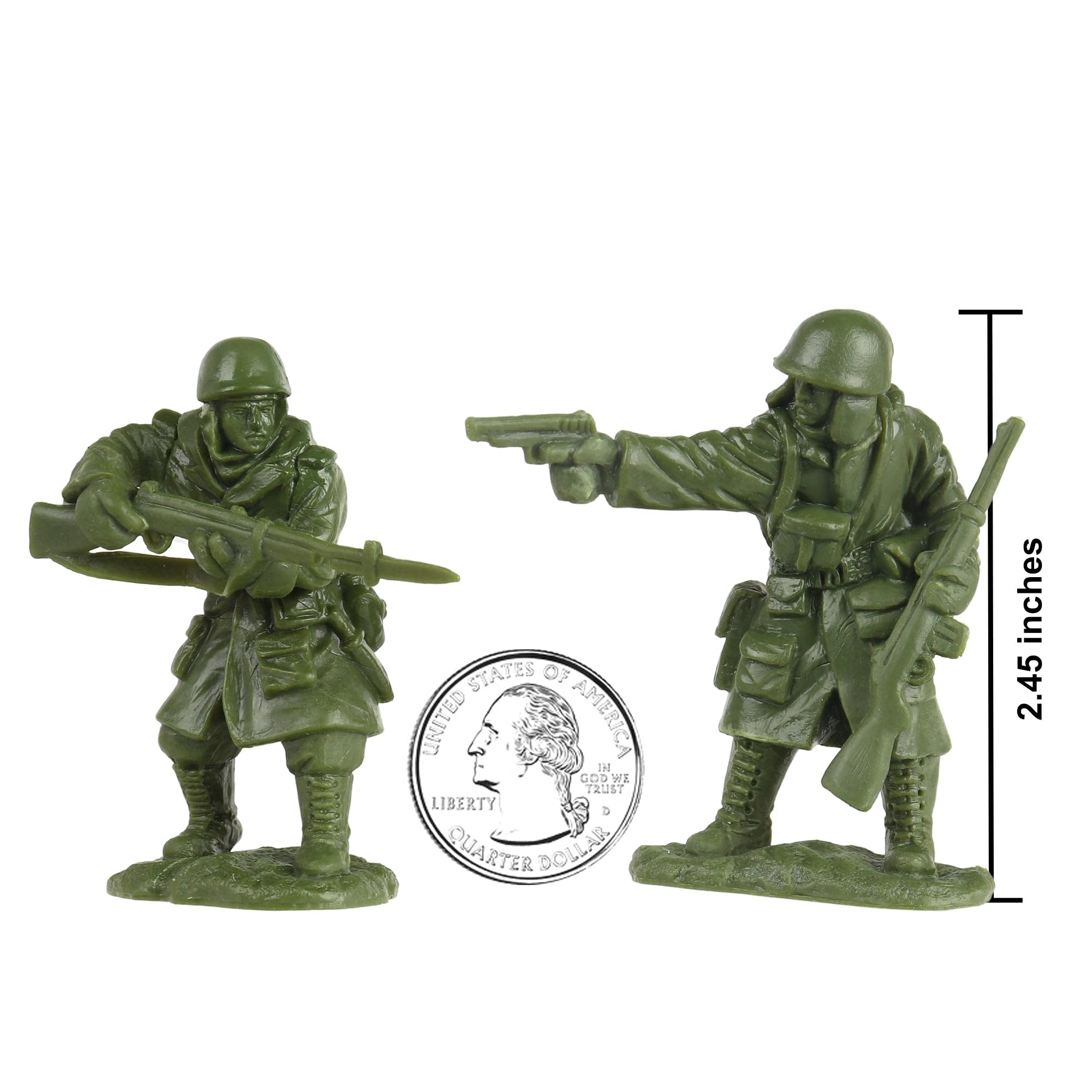 BMC Toys US soldier in winter gear ready for reenactment dioramas