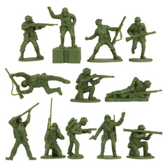 BMC Toys tan Japanese soldiers figures ideal for dioramas and displays.