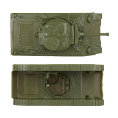 BMC Toys Sherman M4 OD green top view showing scale details for playsets