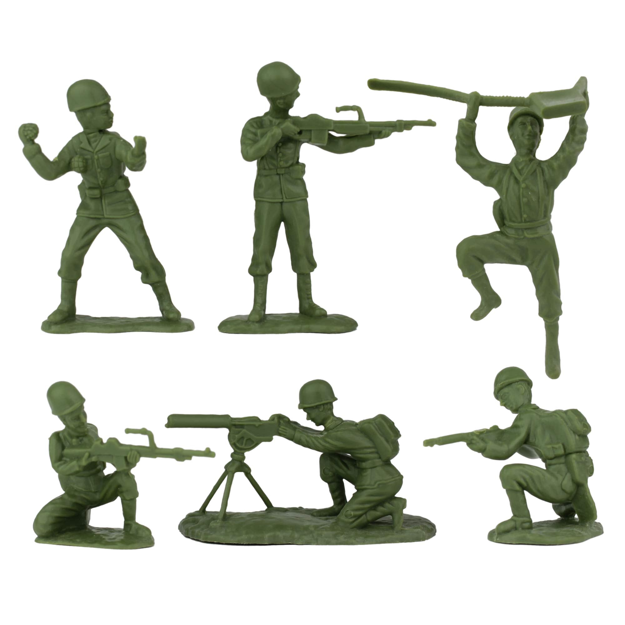 BMC Toys American GIs in olive drab for authentic troops