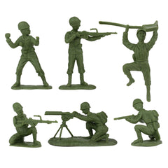 BMC Toys American GIs in olive drab for authentic troops
