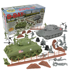 BMC Toys D-Day Tank Battle 36pc set for imaginative play and display