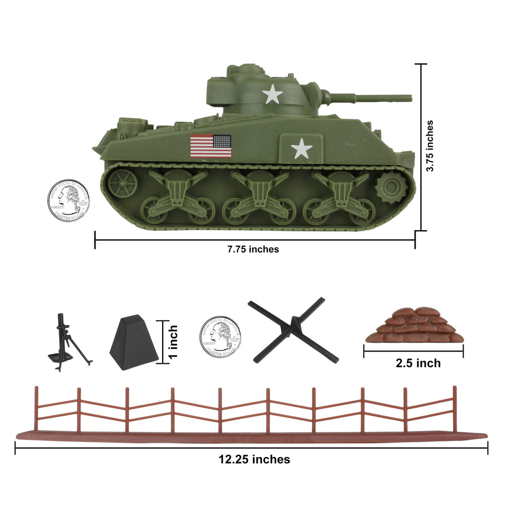 BMC Toys King Tiger tank for durable, action-packed battles