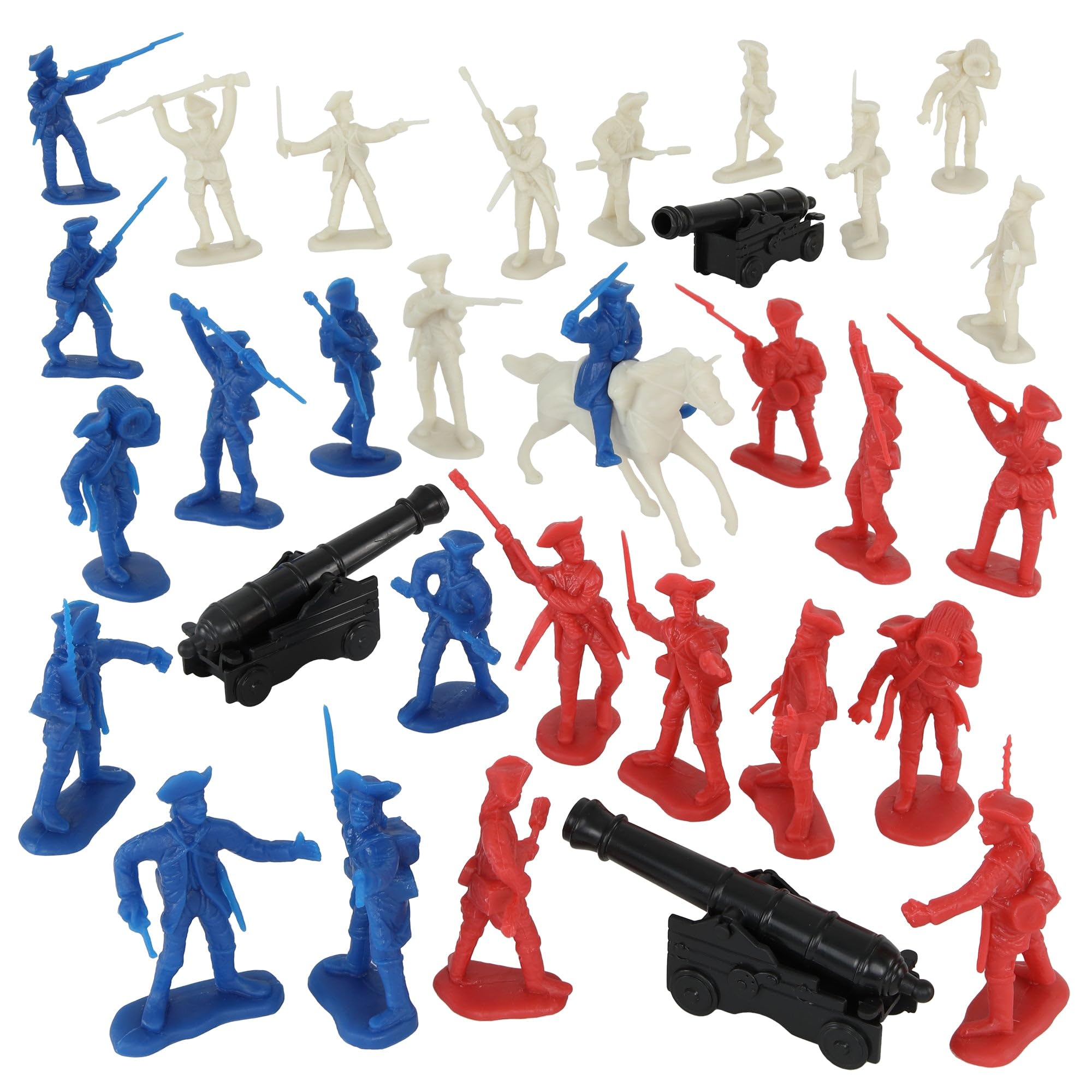 Naval 12-pounder cannons by BMC Toys for artillery action setups.