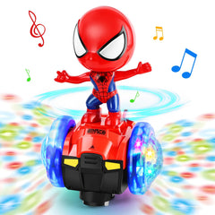 BMESSE dancing robot toy car with colorful lights for toddlers