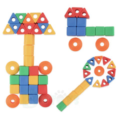 BMTOYS lacing beads provide sorting and counting fun for preschoolers.