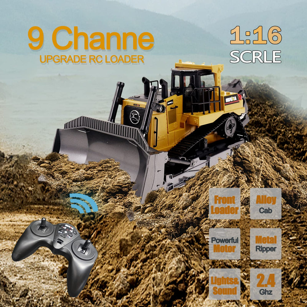 bnam bulldozer side profile highlights robust construction for long lasting fun