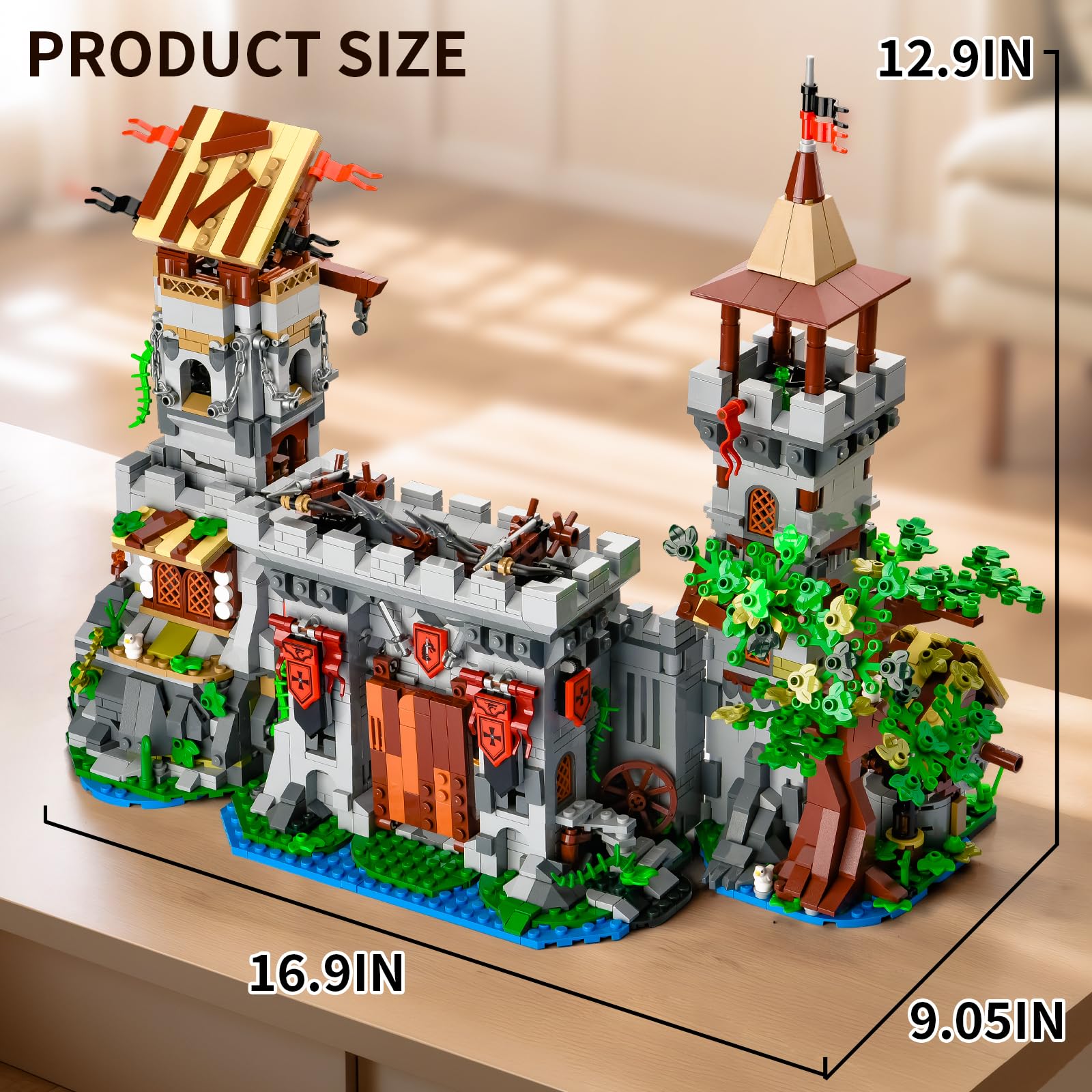 BNG 2-in-1 castle model in progress demonstrates versatile play and display options