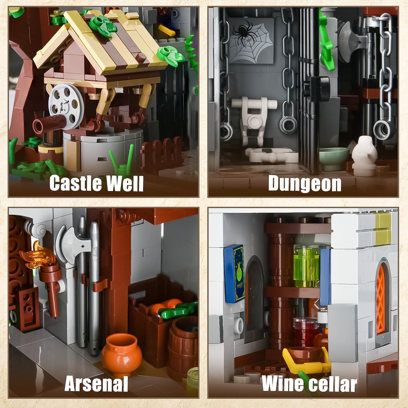 BNG Castle model on a desk elevates home office decor with adventurous charm