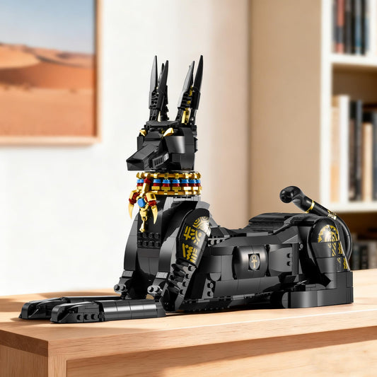 BNG Egyptian Dog Building Set tail swish adds lifelike charm to your shelf.