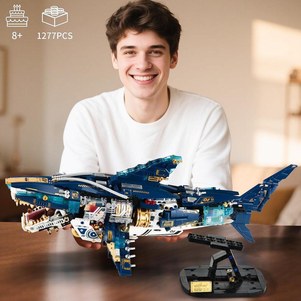 BNG Mechanical Shark serves as an ocean-themed STEM toy for curious minds.