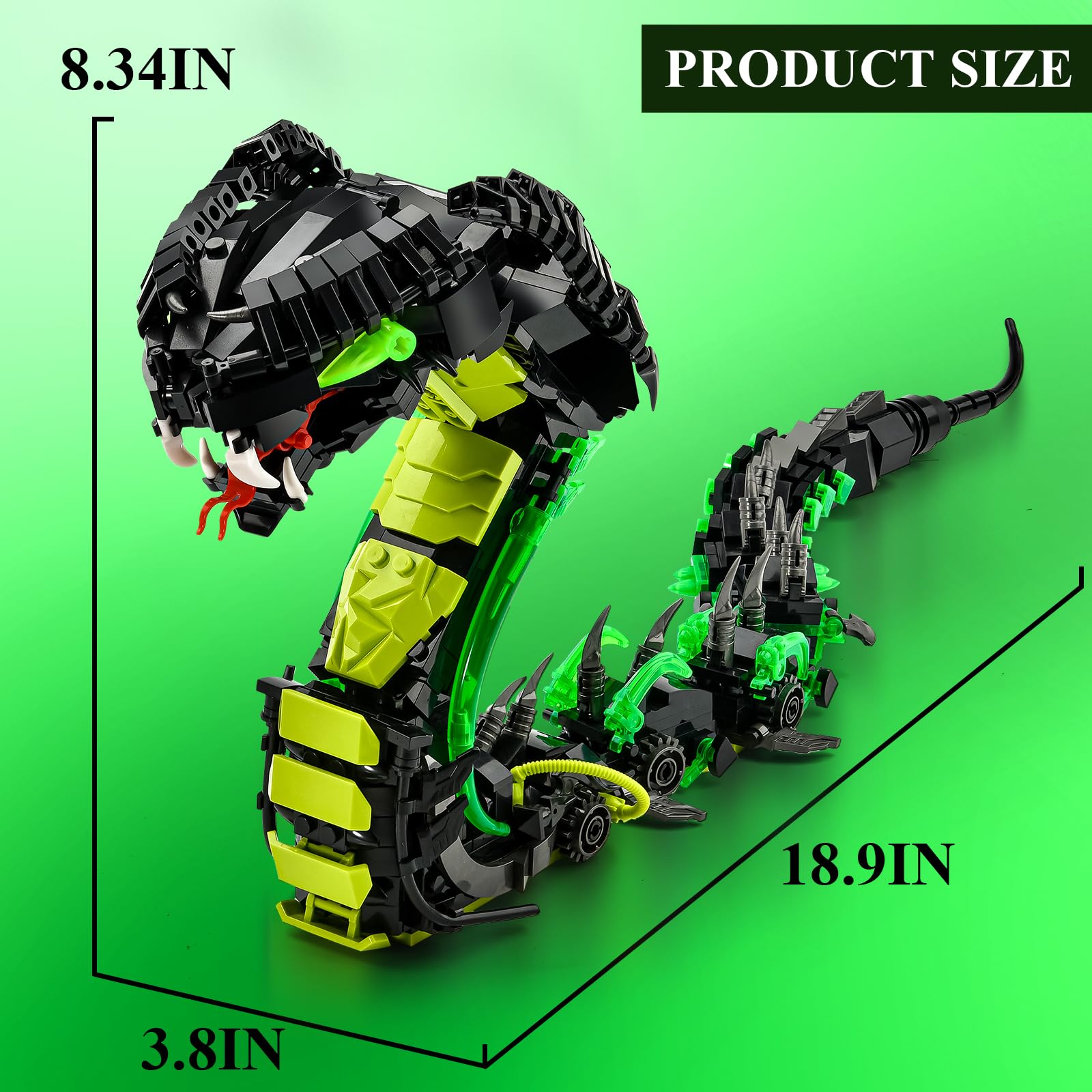 BNG Mechanical Snake with red tongue invites imaginative play and learning.