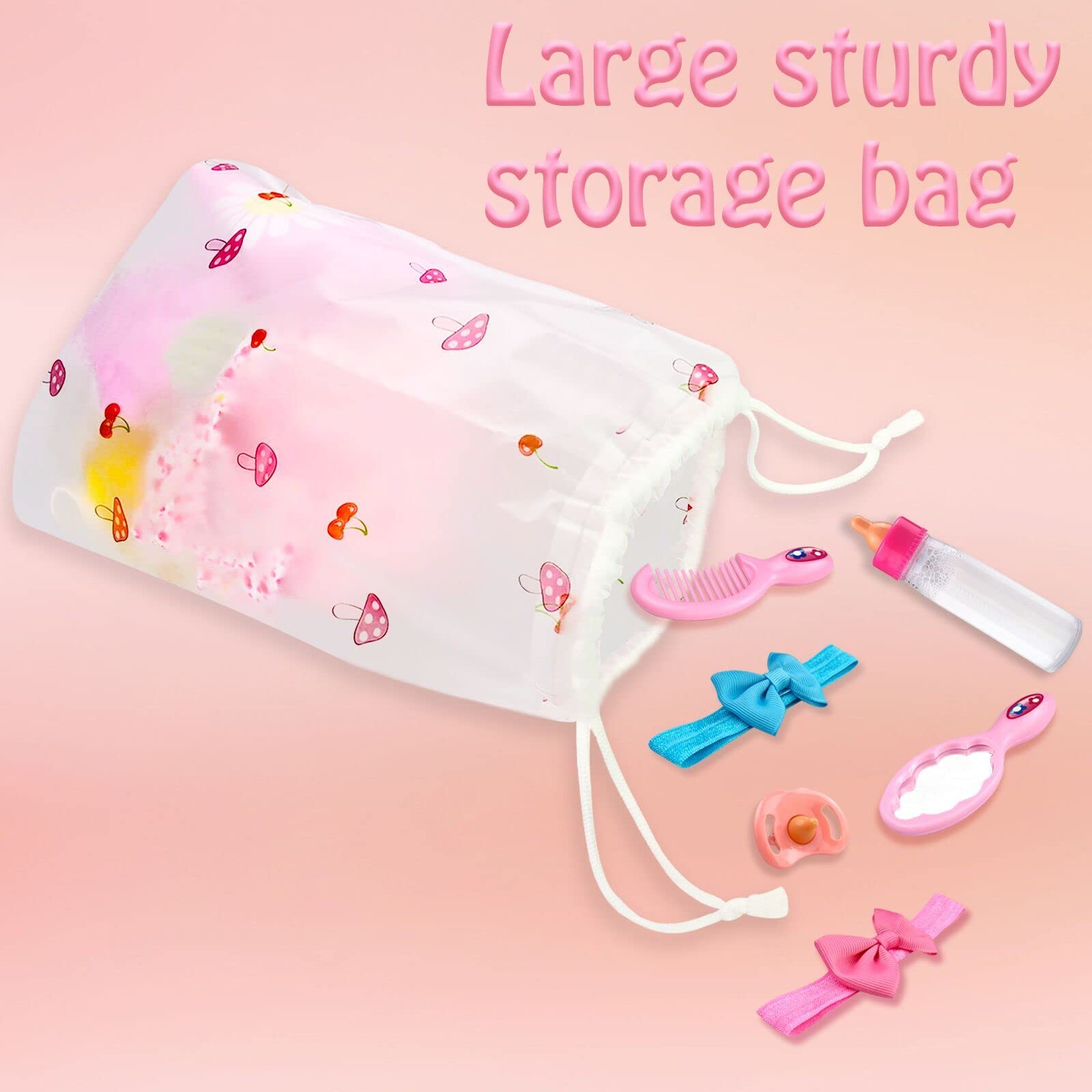 BNUZEIYI doll headbands add cute accents for dress-up fun.