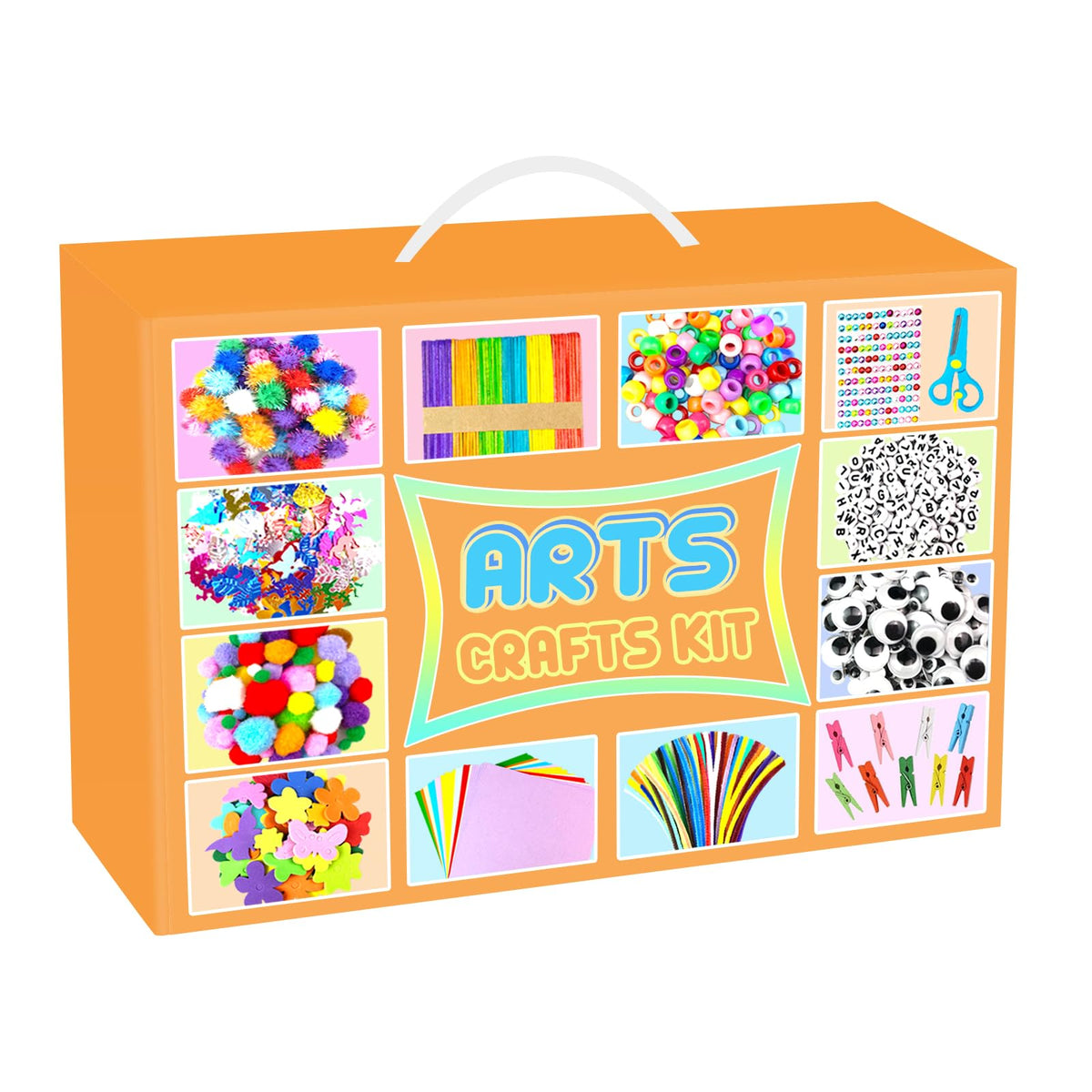 BNUZEIYI 2000-piece craft kit full set for kids fostering creativity and busy hands