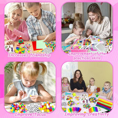 BNUZEIYI crafts kit shown with kids decorating a room or project.