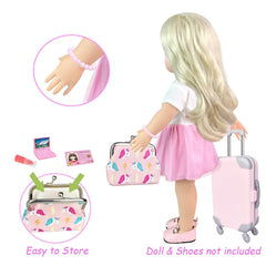 BNUZEIYI doll camera toy for pretend photography fun and storytelling.