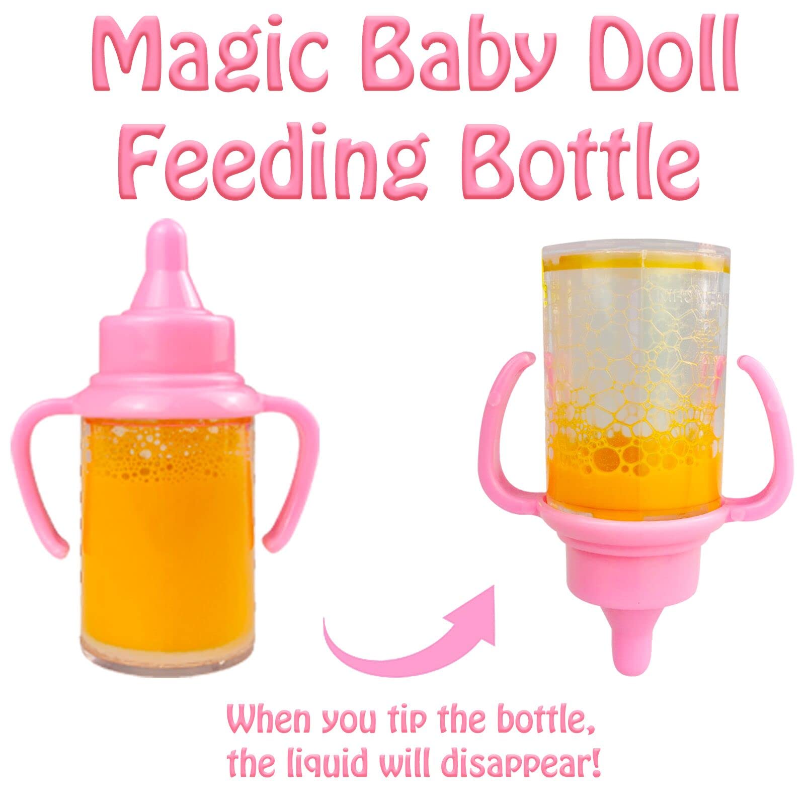 BNUZEIYI doll feeding kit supports mealtime storytelling and role-play.