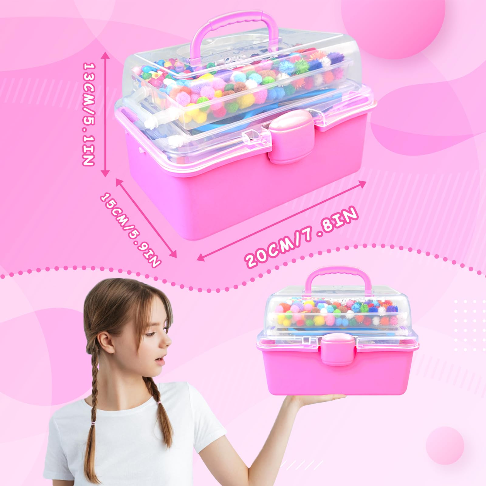 BNUZEIYI kids craft activities support on-the-go creativity.