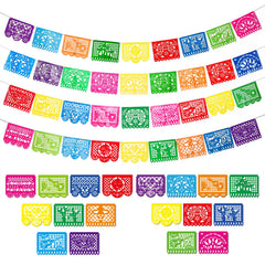 Boao Mexican party banner panels in vibrant colors for festive decor