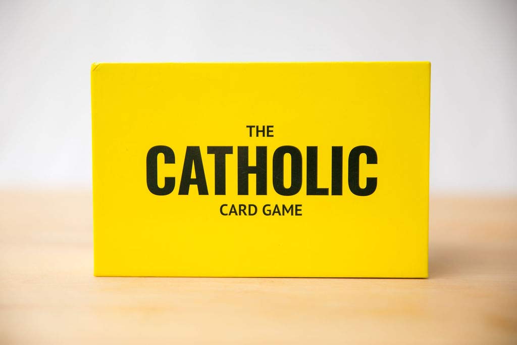 The Catholic Card Game base deck spread for easy setup and group play.