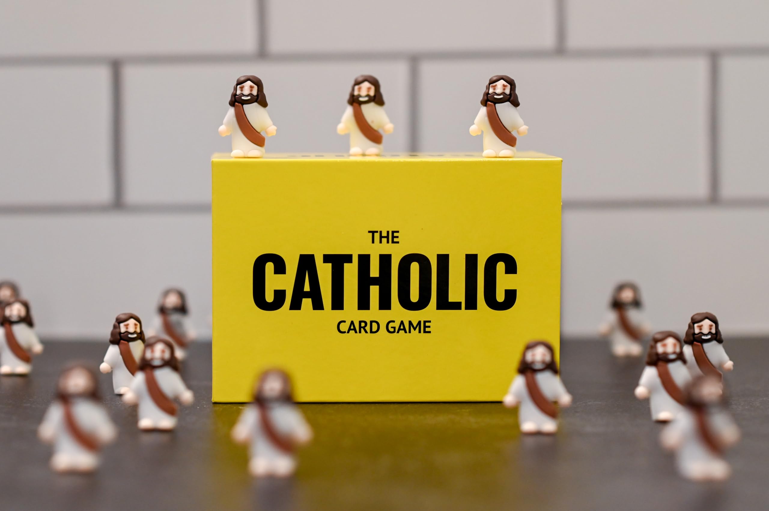 Family-friendly table fun with The Catholic Card Game for all ages.