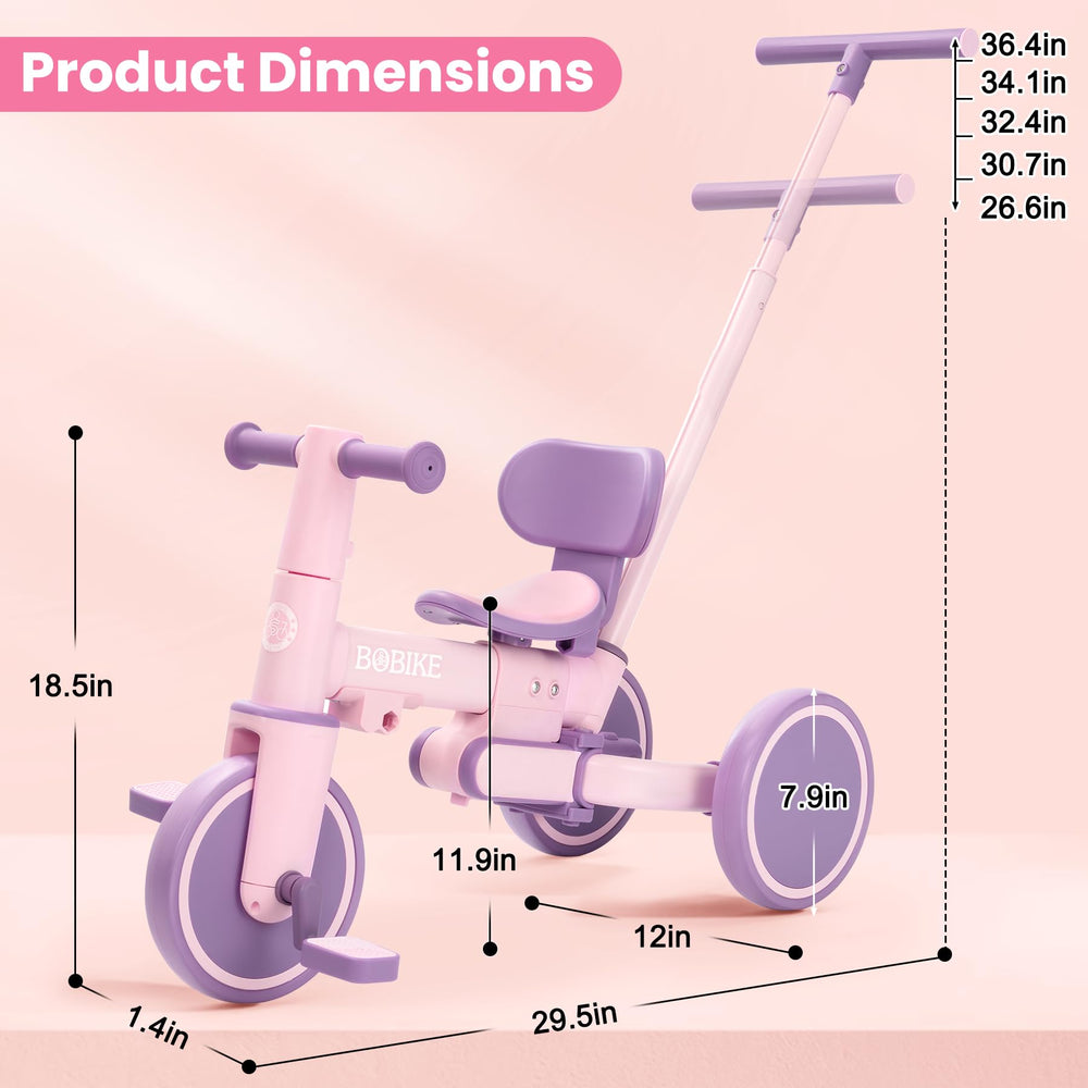 Bobike suitable for ages 18 months to 5 years, supporting balance and coordination.