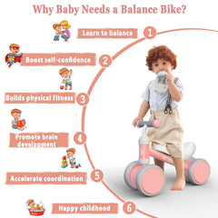 Bobike pink wheels with closed design reduce foot risk.