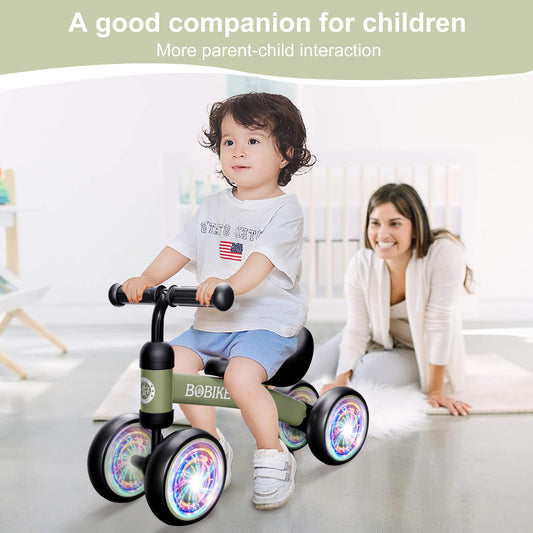 Bobike balance bike steel frame close-up emphasizes sturdy construction for toddlers.