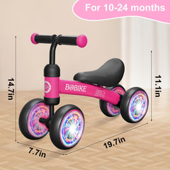 Bobike Baby Balance Bike Toy packaging and accessories ready for gifting