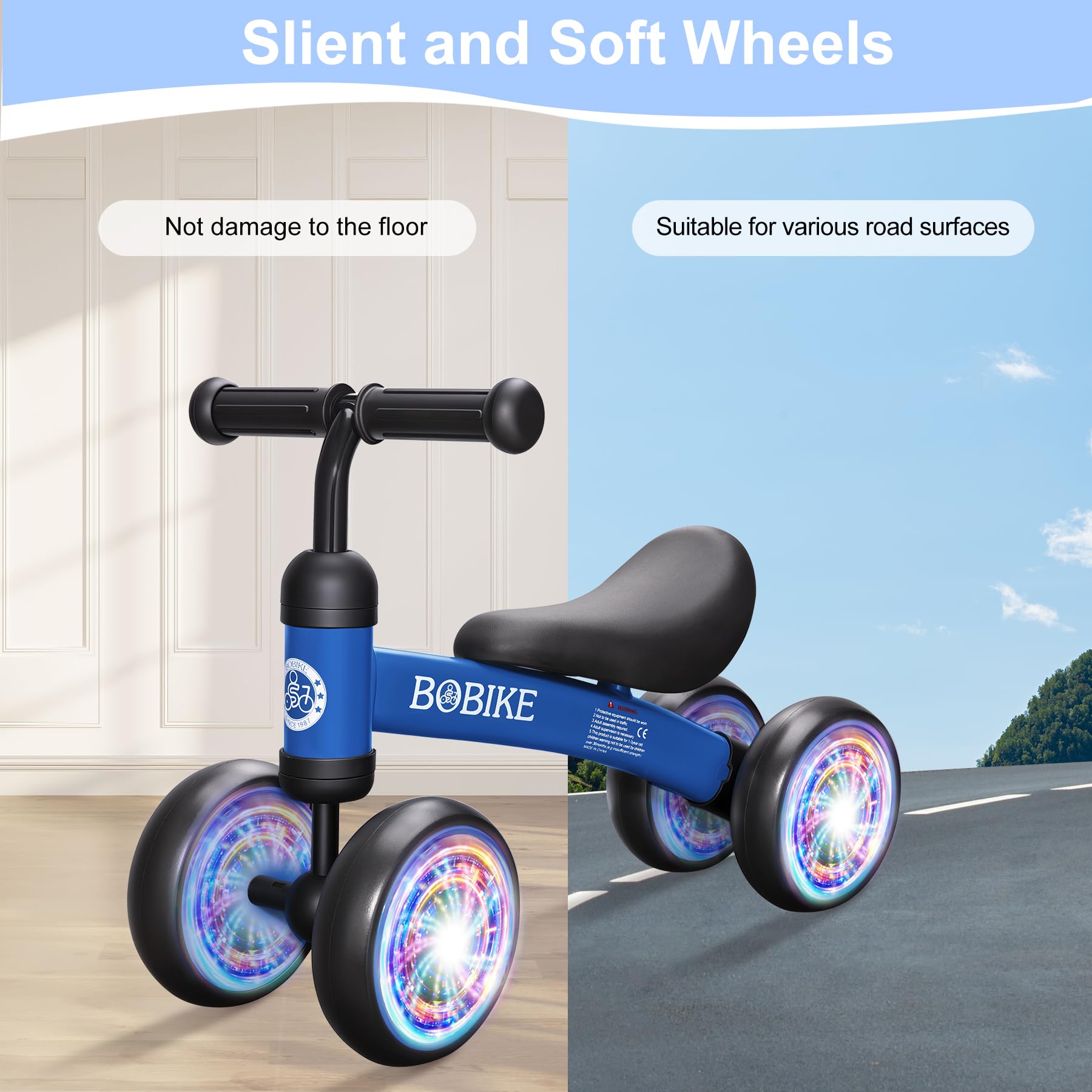 Easy assembly of the Bobike balance bike without special tools.