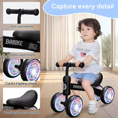 Bobike balance bike supports indoor and outdoor play with guided supervision.