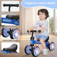Bobike balance bike suitable for indoor and outdoor learning sessions.