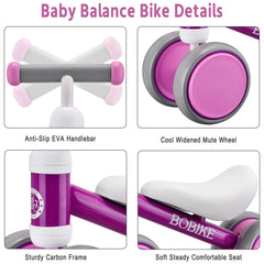 Bobike balance bike purple being assembled in minutes