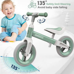 Bobike green balance bike quick and easy assembly for fast setup