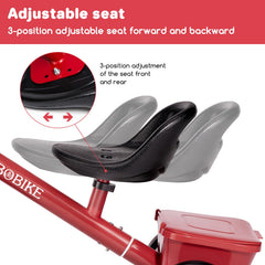 Bobike Toddler Tricycle 3-position seat grows with your child