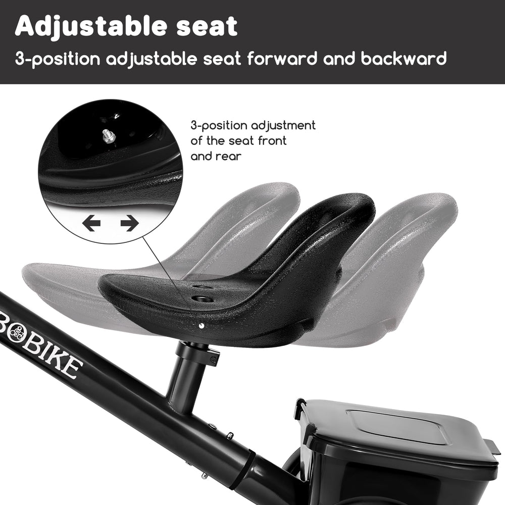 Bobike adjustable-seat tricycle suitable for growing children