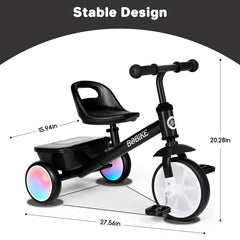 Bobike removable footrests for easy transition from balance bike