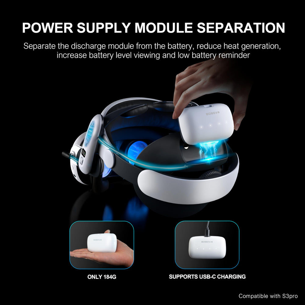 BOBOVR B100 temperature sensors ensure safe operation during long sessions
