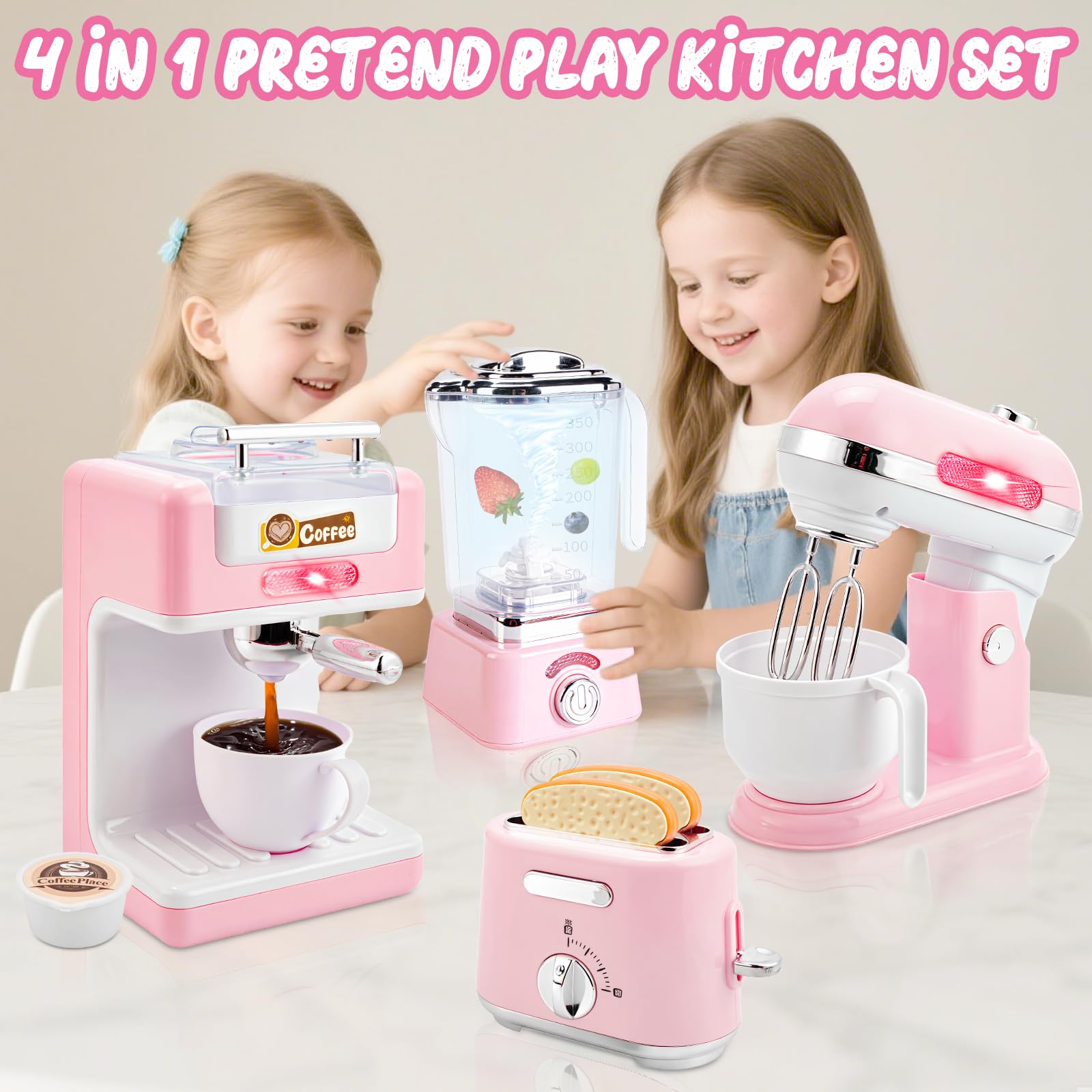 BOBUEXER kids kitchen set makes gift-giving feel special and exciting.