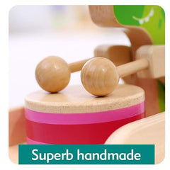 Boby crocodile is handmade with care for durable play.