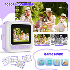 BOFIDAR kids camera records HD video with a clear view and adjustable zoom