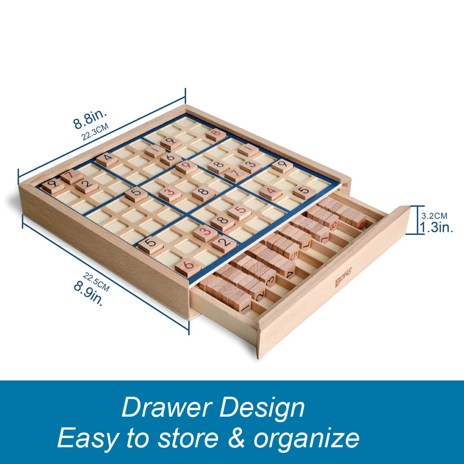 BOHS compact board fits small workspaces for desk‑side brain teasers.