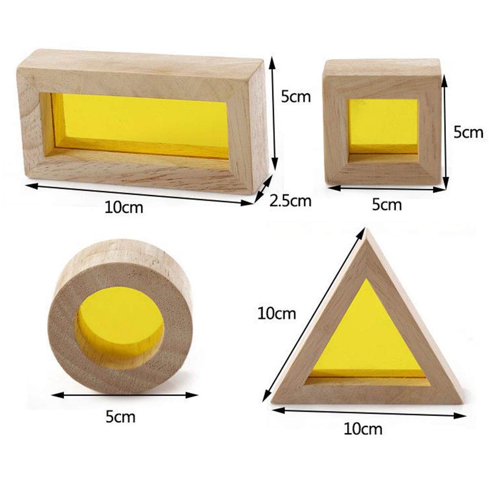 BOHS Rainbow Blocks measure 10x5x2.4 cm for easy handling.