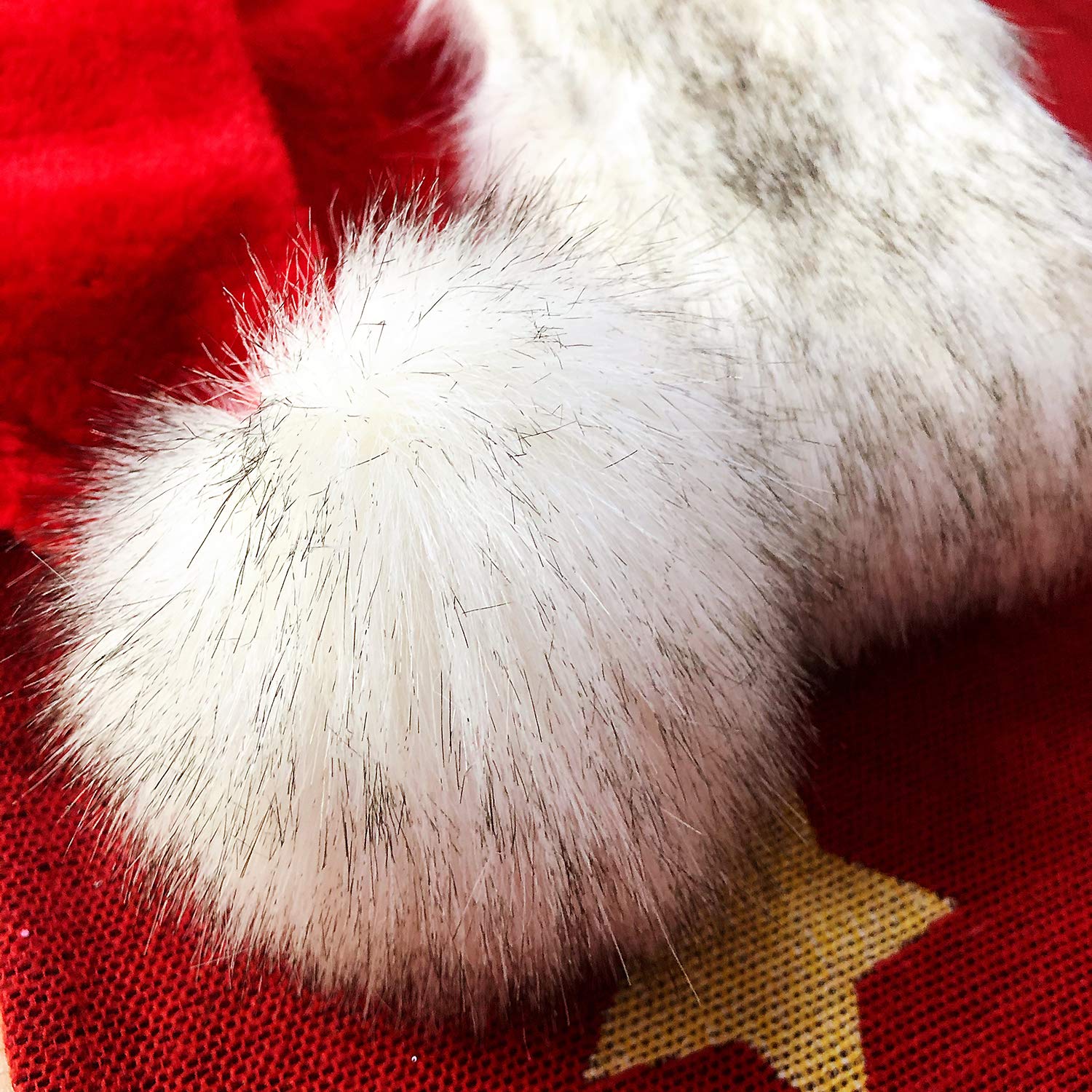 Boieo Deluxe Santa Hat white plush trim for a classic festive look.