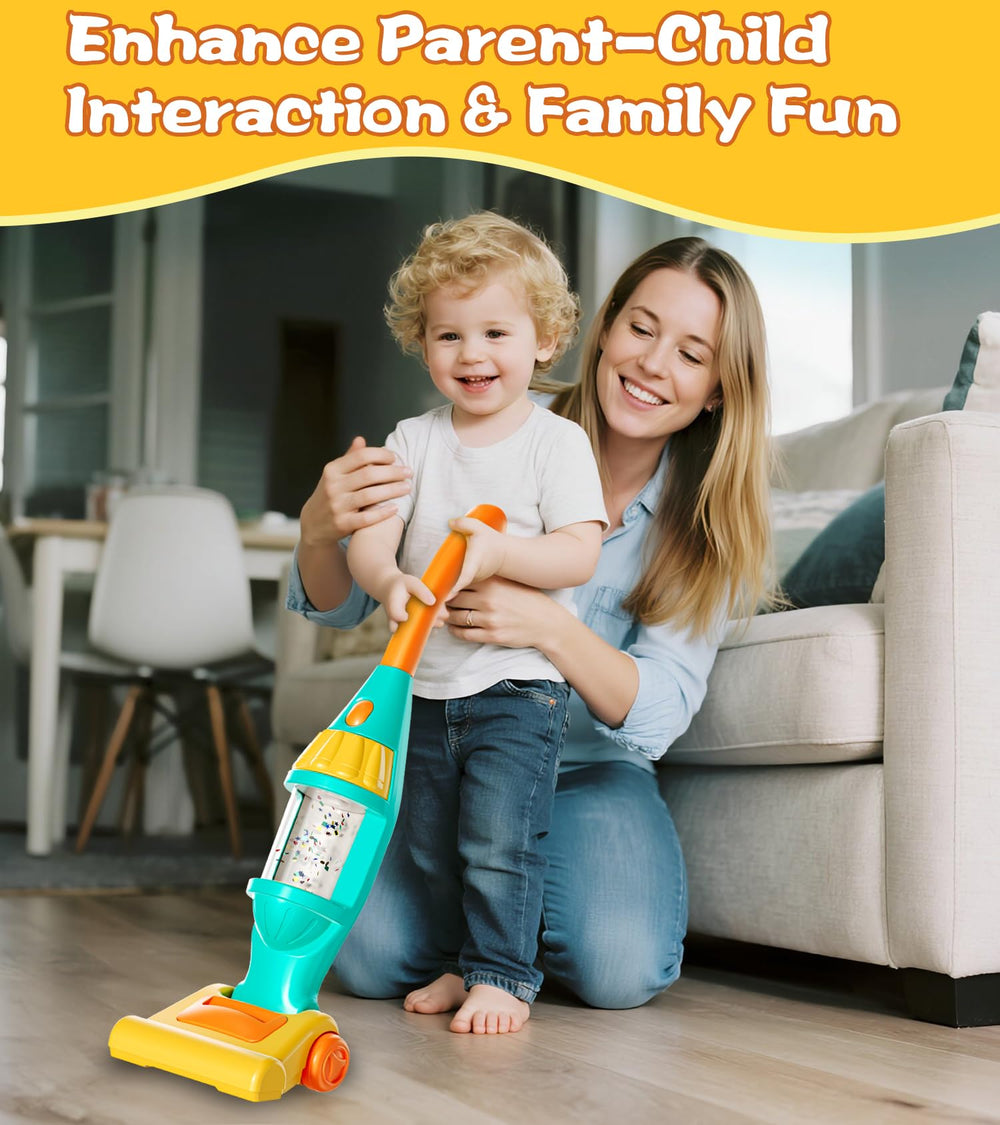 BOIMOES vacuum toy emits realistic sounds for immersive play sessions.