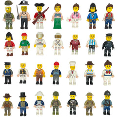 BOIWEX random 50 minifigures for creative play and miniature battles