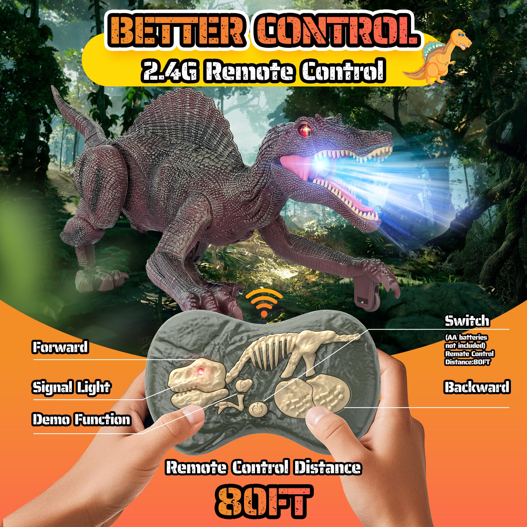 Bokigibi rechargeable battery powers longer play sessions.
